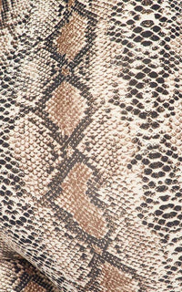 Snakeskin Print High Waisted Leggings - SohoGirl.com