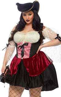Plus Size Wicked Wench Costume in Black - SohoGirl.com