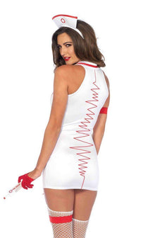 Heart Throbbin' RN Costume in White - SohoGirl.com