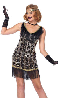Vintage Flapper Girl Costume (S-XL) - SohoGirl.com