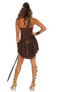 Golden Gladiator Costume in Brown and Gold - SohoGirl.com