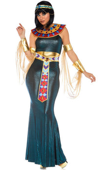 Nile Goddess Shimmer Maxi Dress - Multicolor - SohoGirl.com