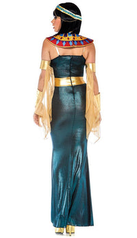 Nile Goddess Shimmer Maxi Dress - Multicolor - SohoGirl.com