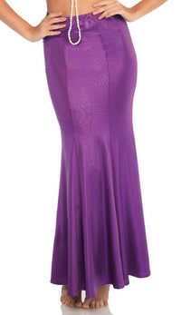 Purple Shimmer Spandex Mermaid Skirt - SohoGirl.com