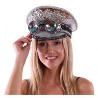 Sun Flower Fisherman Hat - Silver - SohoGirl.com