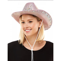Diamond Cowgirl Hat - Pink - SohoGirl.com