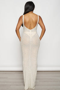 Kim Kardashian Marilyn Monroe Met Gala Maxi Dress - SohoGirl.com