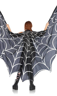 Festive Spiderweb Print Wings - SohoGirl.com
