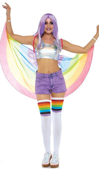 Festival Pride Rainbow Wings - SohoGirl.com