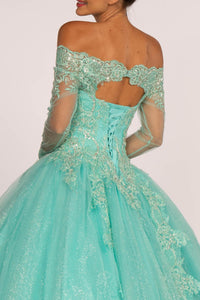 Elizabeth K GL2603 Cut-Out Back Sweetheart Dress - Tiffany - SohoGirl.com