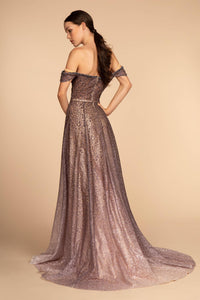 Elizabeth K GL2570 Sweetheart Cut-Away Dress - Mauve - SohoGirl.com