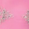 Elizabeth K GL1324X Side Slit Keyhole Neck Jewel Illusion Back Floor Length Gown in Pink - SohoGirl.com