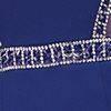 Elizabeth K GL1359P Sparkling Jewel Detail Floor Length Side Slit Prom Dress in Royal Blue - SohoGirl.com