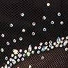 Elizabeth K GL1401H Scoop Neck Bead Embellished Illusion Back Full Length Mesh Gown in Black - SohoGirl.com
