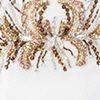 Elizabeth K GL1418P Bead Embellished Illusion Back Sheer Insert Full Length Jersey Gown in Ivory - SohoGirl.com