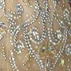 Elizabeth K GL2125P Sheer Bead Embellished Bodice Back Illusion Floor Length Gown in Nude - SohoGirl.com