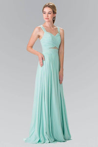 Elizabeth K GL2366 Sweetheart Cut Out Bridesmaids Long Dress in Mint - SohoGirl.com