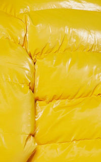 Cropped Puffer Jacket in Mustard - SohoGirl.com