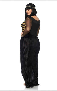 Plus Size Nile Egyptian Queen Costume in Black - SohoGirl.com