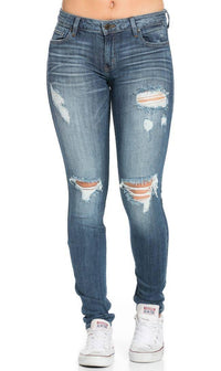 Maxwell Low Rise Skinny Denim Jeans - SohoGirl.com