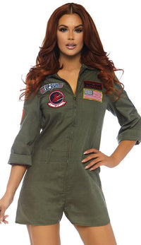Top Gun Romper Flight Suit - SohoGirl.com